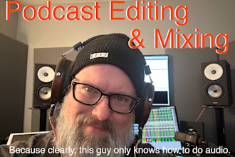professionally edit, mix, and master your podcast
