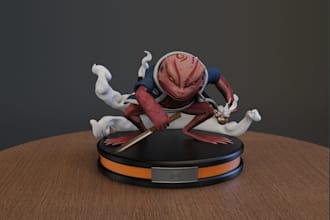 3d realistic character model tabletop gaming toy 3d hero miniature 3d printing