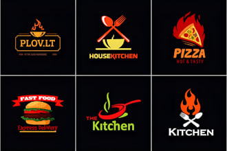 design restaurant, pizza, bbq, food and bakery logo for your business