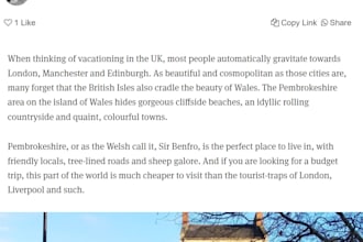 write engaging, well researched, and original articles