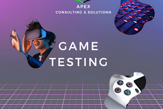test and review your games on PC, steam, epic