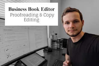 proofread and copy edit your business book