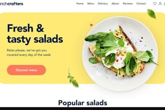 restaurant website, catering website, food website, online food ordering