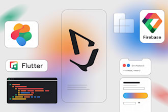 tutor you in flutter and firebase and create android and ios apps
