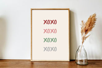 make unique valentines day wall art