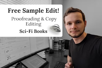 copy edit and proofread your sci fi book