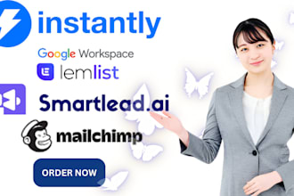 setup smartlead ai and instantly ai for cold email outreach