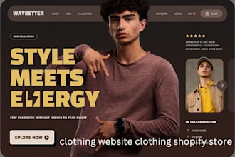 clothing website clothing shopify store