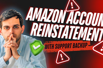 reinstate amazon account, fix listing section 3 suspension, call amazon support