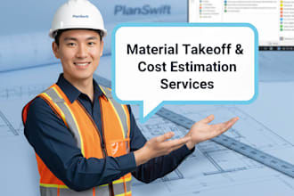 do material takeoff and cost estimation using planswift and bluebeam