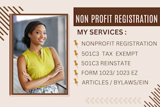 file your 501c3 paperwork, non profit registration, form 1023ez, bylaw, 501c3