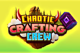create discord minecraft server logo in 6 hours