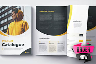 create edit digital brochure bifold trifold multipage business brochure design