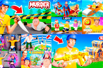 design eye catching fortnite thumbnail