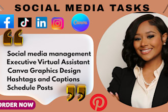 social media canvas graphic designer personal executive virtual assistant