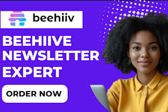set up beehiive newsletter beehiive account beehiive landing page