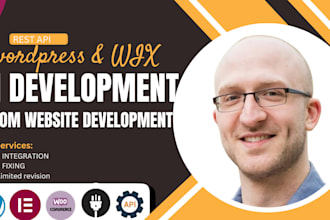 build or integrate API to your wordpress or wix website and site customization