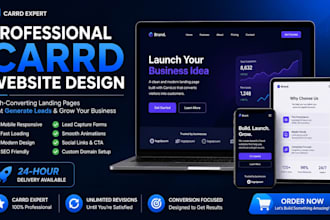 build a minimalistic carrd website carrd landing page carrd website design