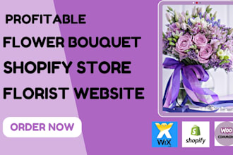 build flower shopify store flower website flower dropshipping florist website