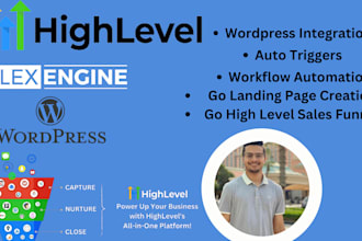 build and automate gohighlevel sales funnel, website, and workflows