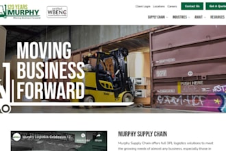 build logistics, dispatch, freight brokerage, transport and trucking website