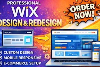 wix website design and redesign wix ecommerce website