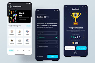 build ai quiz app, puzzle game, trivia app, polls