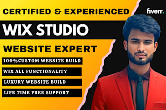do wix website design or redesign wix website wix landing page wix online store