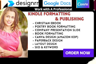 edit, upload book, ebook on amazon kdp, paperback, poetry format,christian ebook