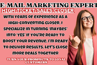 professional sales closer expert high ticket sales closer sales representative