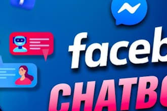 create facebook auto reply bot,fb messenger chatbot,marketplace bot, monitor bot
