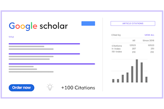 increase article citations on google scholar publication, research citation