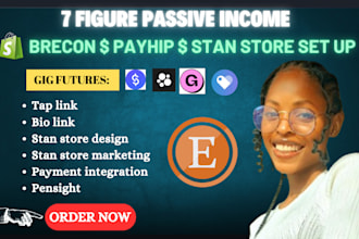 set up beacons ai, gumroad, linktree, stan store marketing
