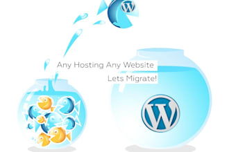 migrate any website to new host or domain
