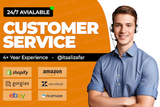 handle shopify and ecommerce customer service support as your VA