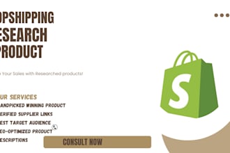 find winning products for your dropshipping store, shopify product research