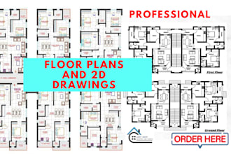 design modern villas, luxury cabin homes, beach houses, and 2d floor plans