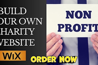 build a wix charity nonprofit ngo fundraising website with donation integration