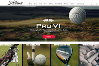 design golf accessories shopify store golf apparel shopify store golf website