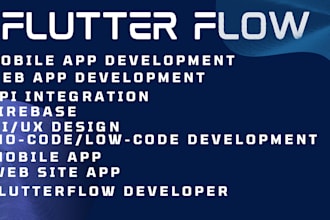 be your flutterflow mobile app web site flutter flow developer