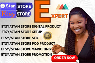 setup stan store digital products etsy digital product seo stan store marketing