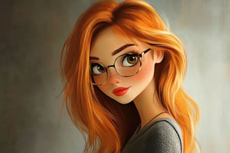 create a cartoon character design