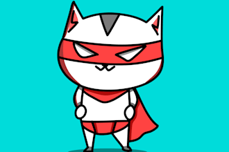 draw cute cartoon mascot illustration