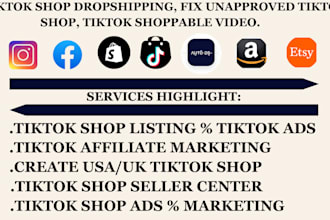 setup tiktok shop dropshipping fix unapproved tiktok shop