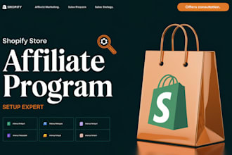 set up affiliate program for shopify store, awin, shareasale, rakuten, goaffpro