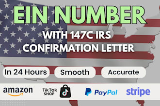 get your ein tax id, ein number from irs in 24hrs for sole and llc