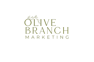 design olive branch marketing business logo