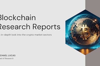 deliver detailed crypto market research reports for investors and startups