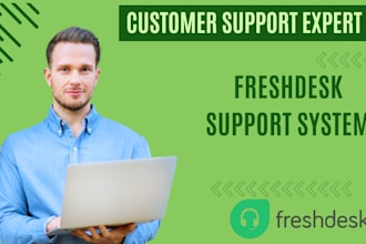 setup and manage freshdesk or zendesk ticketing system for customer support