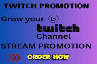 organic twitch promotion for live viewers and chatters, twitch affiliate